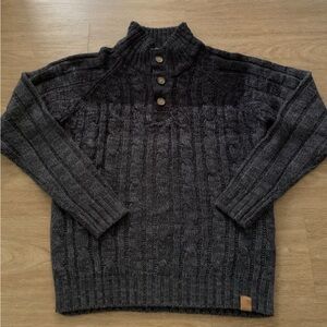 Weatherproof Men's Dark Gray Turtleneck Sweater